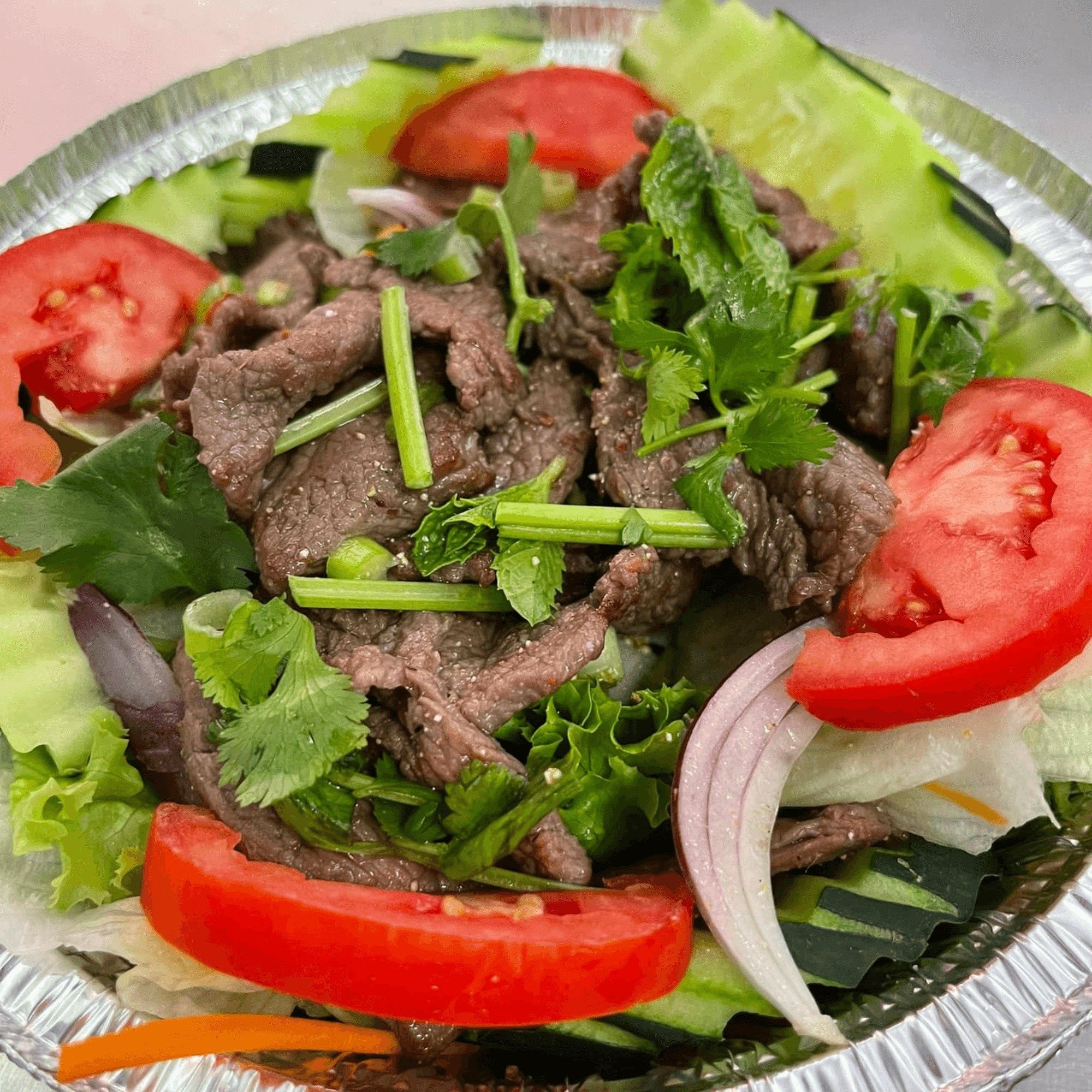 E-San BBQ Beef Salad.