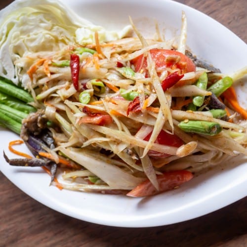 Thai Papaya Salad.